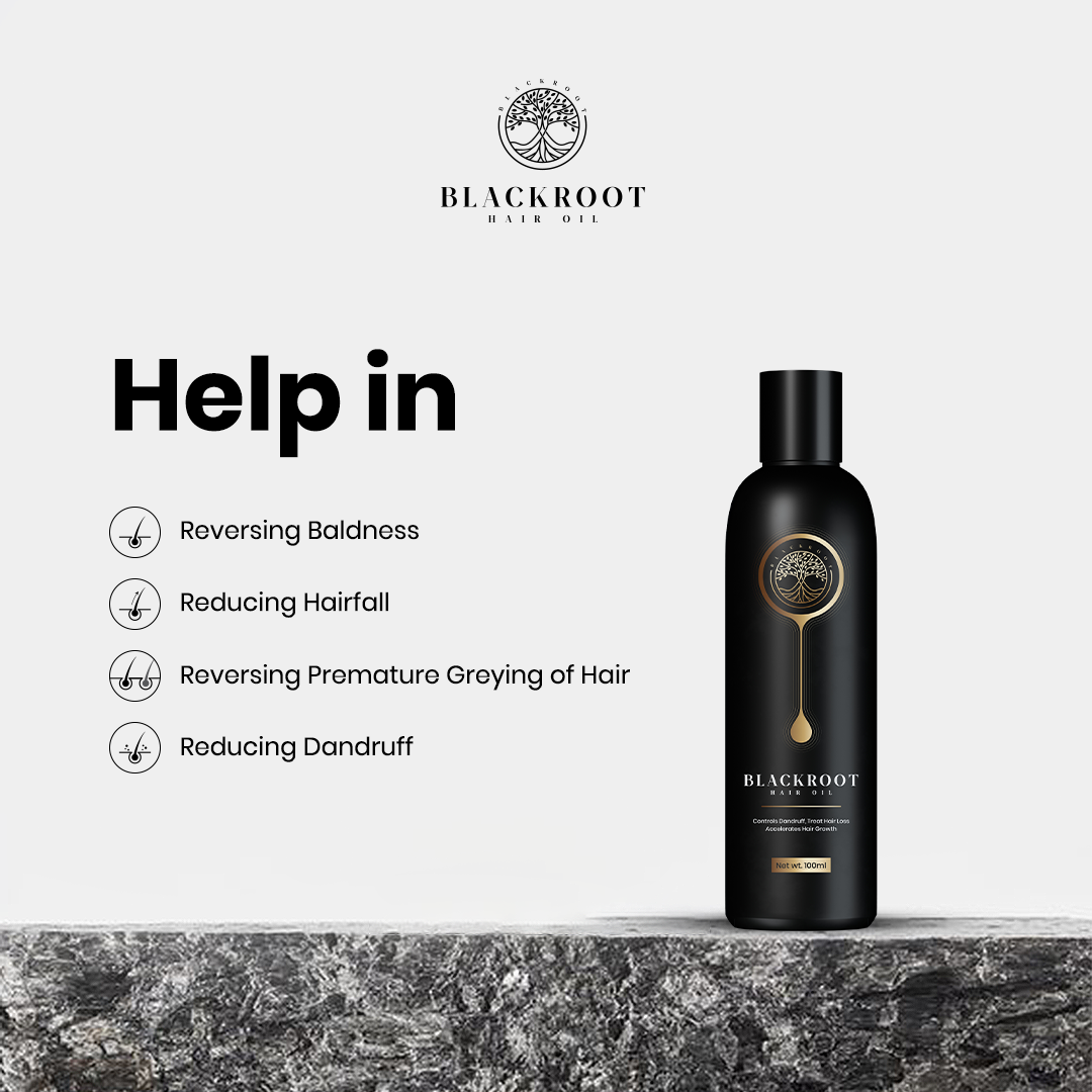 Blackroot Hair Oil For Hair Growth